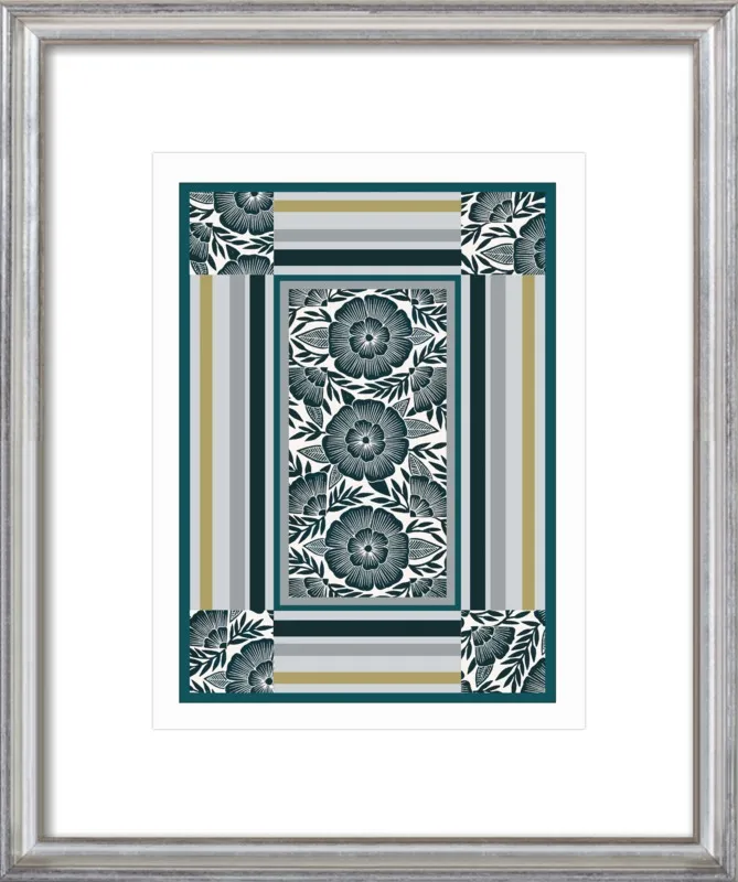 Botanical Frame 1 by Katharine Watson for Artfully Walls
