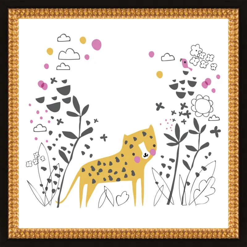 Little jungle leopard by Lizzie Mackay for Artfully Walls