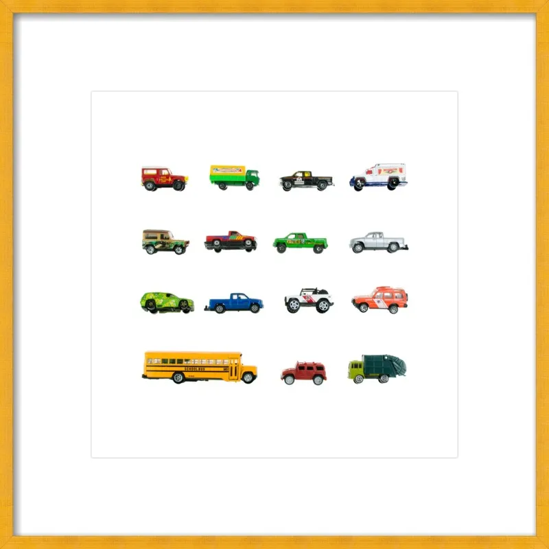 Vintage Toy Trucks by Jennifer Steen Booher for Artfully Walls