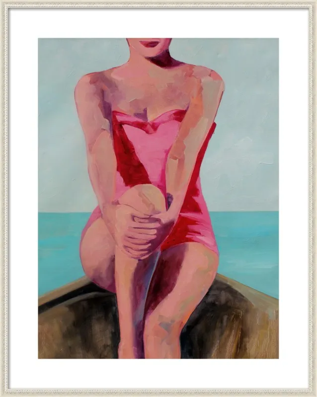 Woman in a Boat by T. S. Harris for Artfully Walls