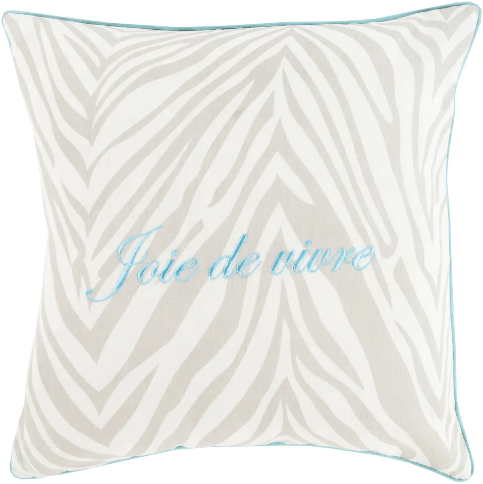 Joie de Vivre JDV-003 20"L x 20"W Pillow Cover