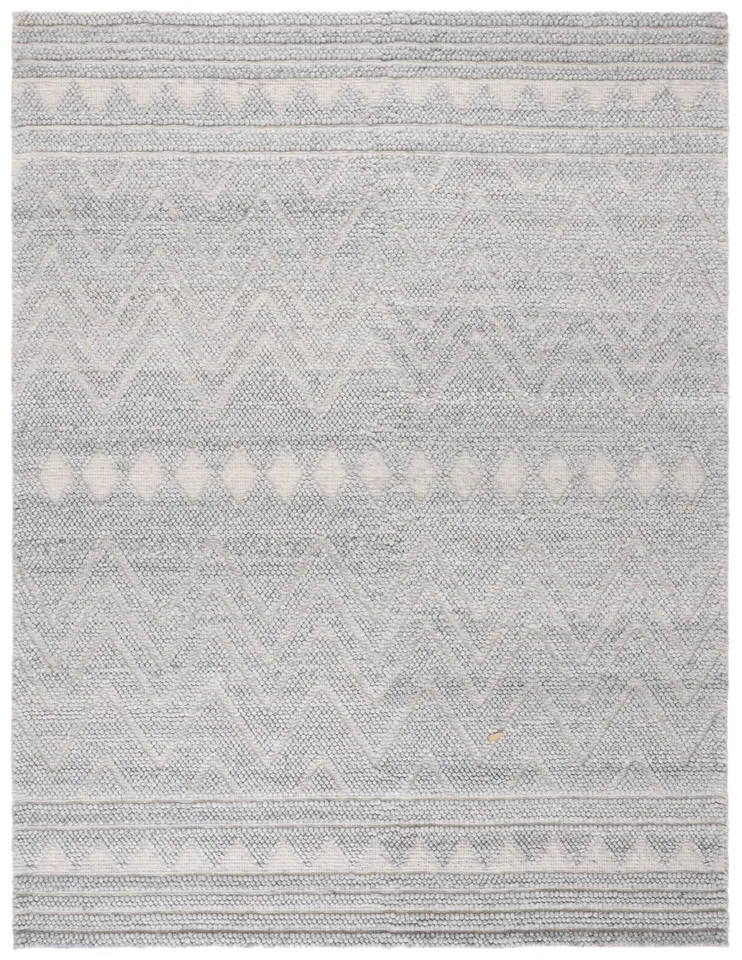 Safavieh Couture Natura Collection Hand Woven Area Rug, Grey, 6' x 9'