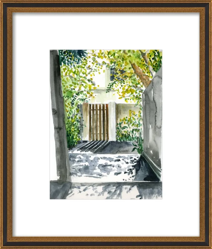 Garden Gate by Miri Eshet for Artfully Walls