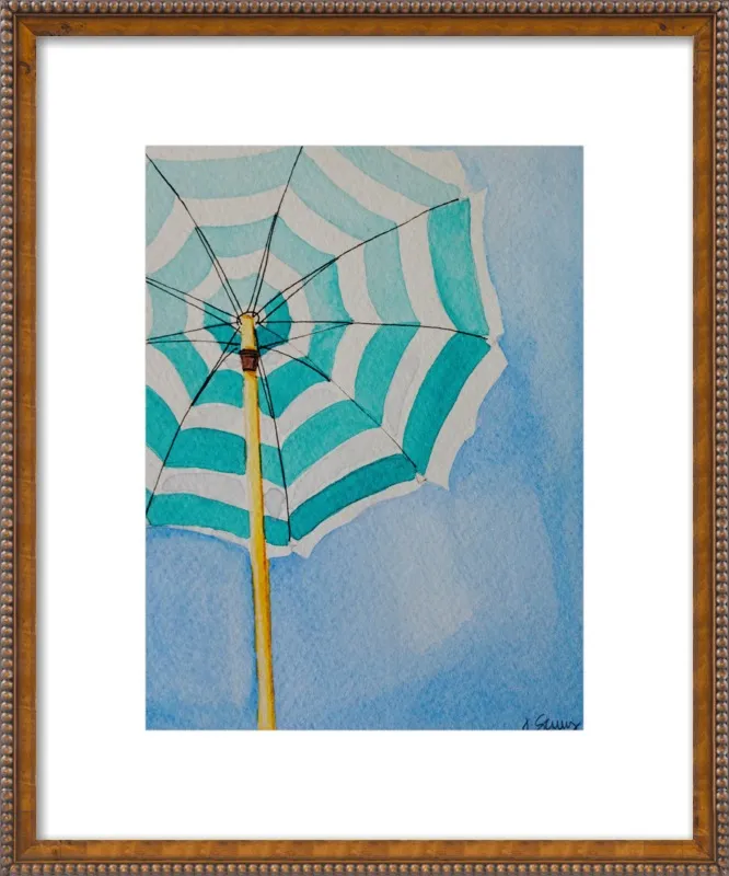 Stripes (Beach Umbrella Series) by Jen Scully  for Artfully Walls