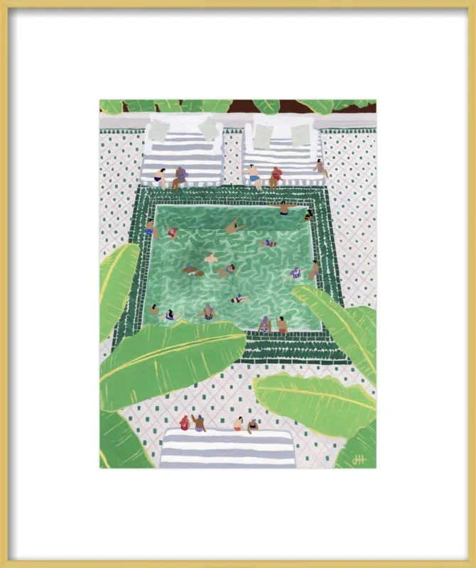 Green Riad by Joanne Ho for Artfully Walls