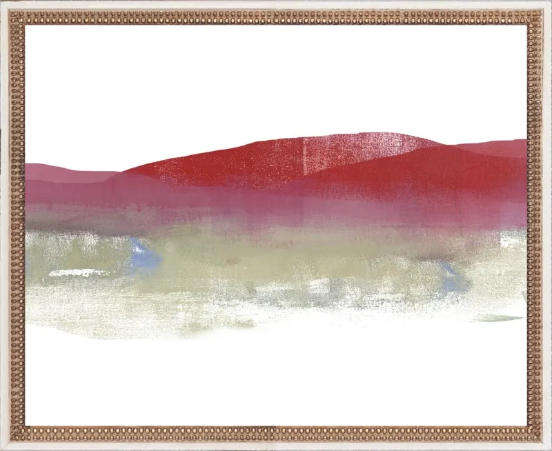 Red Mountains by Jacquie Gouveia for Artfully Walls