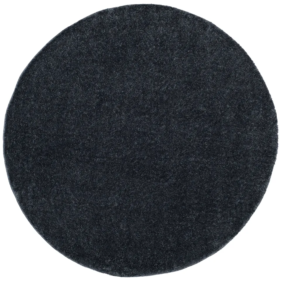 Arlo Home Woven Area Rug, ASG820R, Blue,  6' 7" X 6' 7" Round