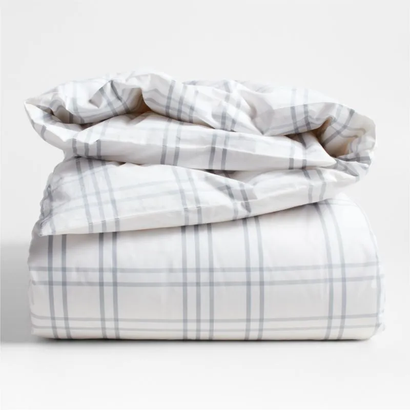 Stax Mist Blue Kids Full/Queen Duvet Cover