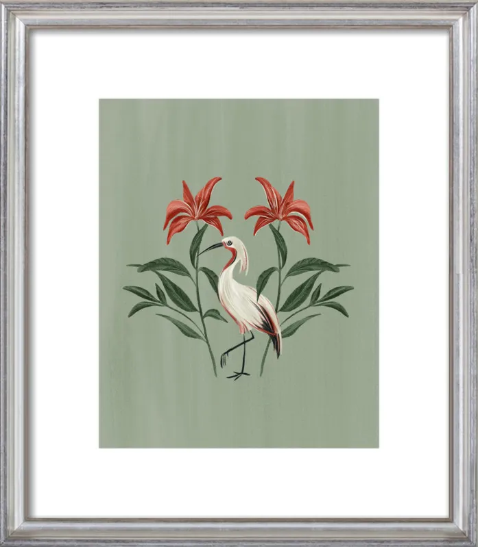 Tropical Crane by Nancy Noreth for Artfully Walls