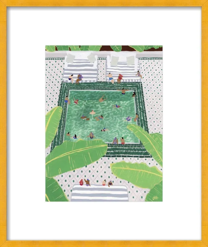 Green Riad by Joanne Ho for Artfully Walls