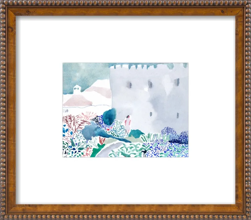 Castle Flowers by Charlotte Ager for Artfully Walls