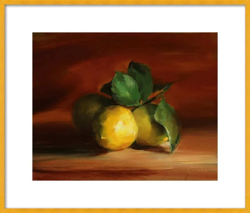 Lemons In Quiet Light by Georgesse Gomez for Artfully Walls