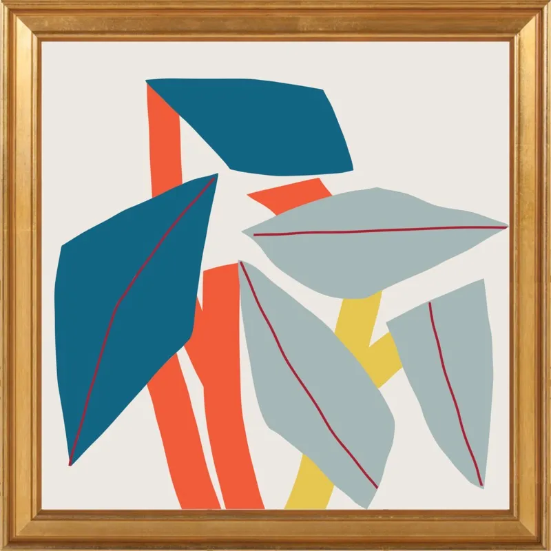 Colourful leaves by Jessica Nielsen for Artfully Walls