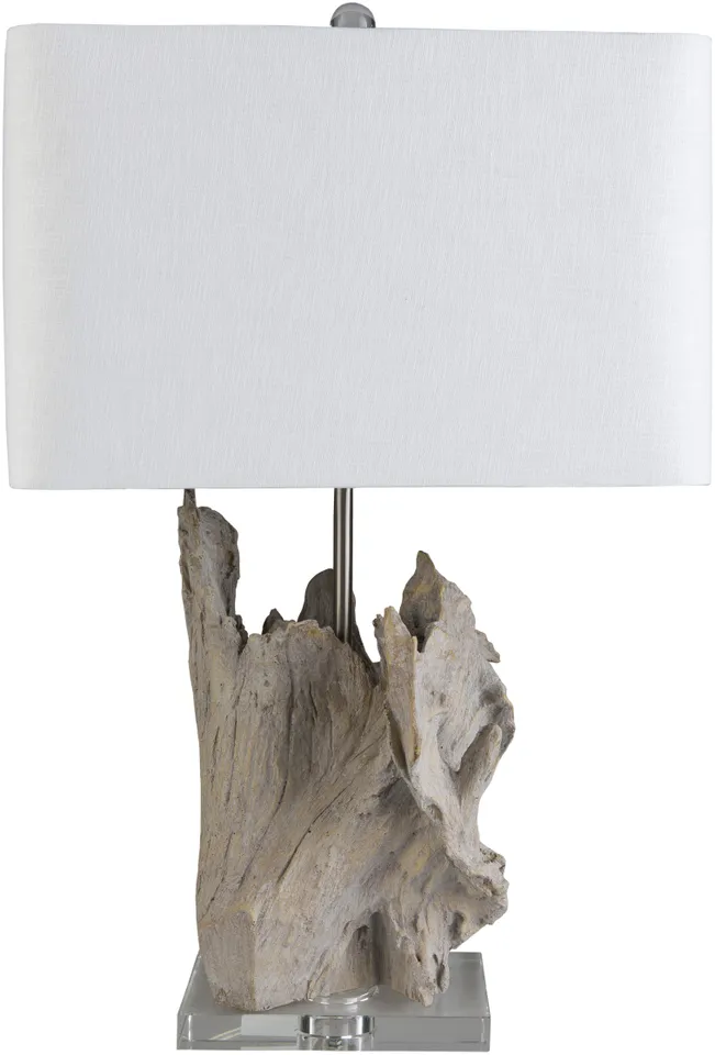Darby Wood Hand Finished 26"H x 16"W x 11"D Accent Table Lamp
