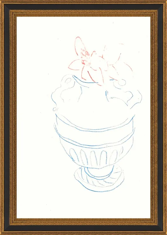 Sevres vase by Shanti Shea An for Artfully Walls