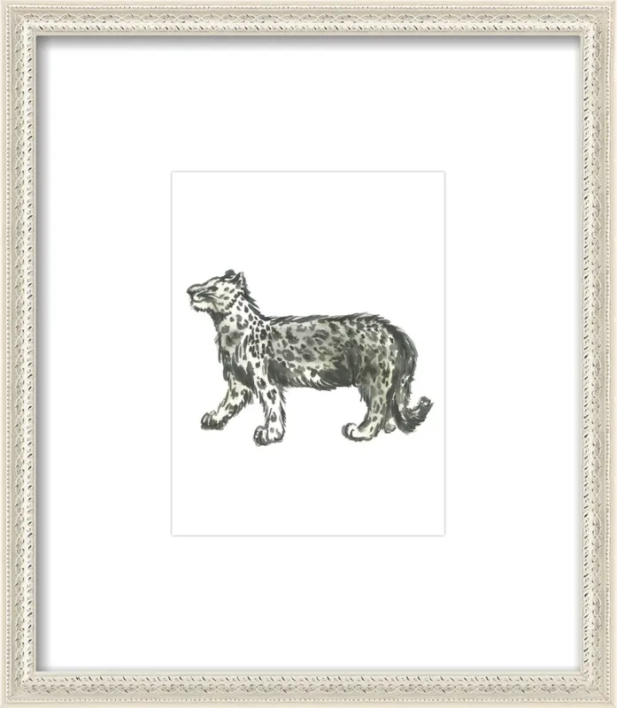 Snow Leopard by Ashley D Begley for Artfully Walls