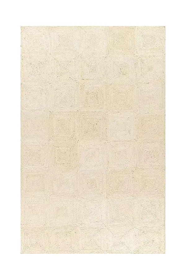Maritime Handwoven Geometric Jute Rug