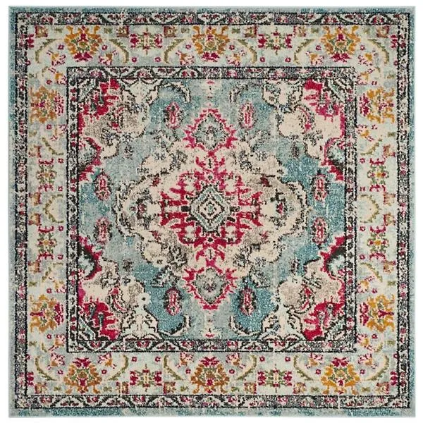 Montego Distressed Medallion Area Rug