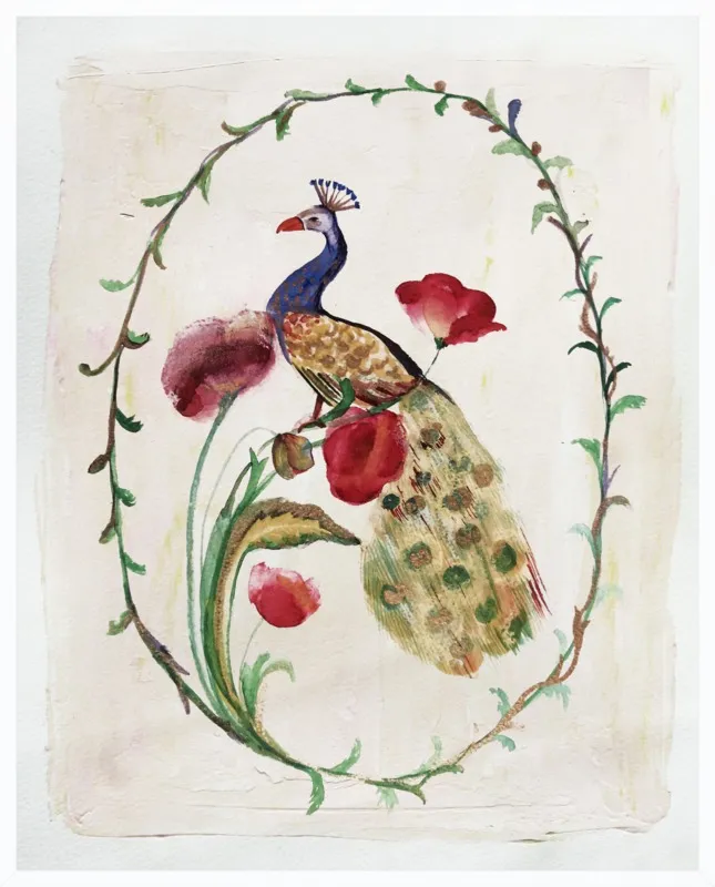 Peacock by Ruti Shaashua for Artfully Walls