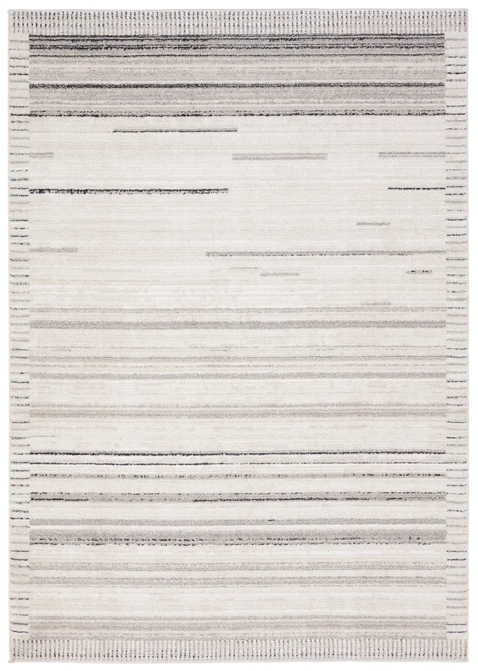 Label J Trevian EVA04 Striped Ivory Area Rug (5'x8')