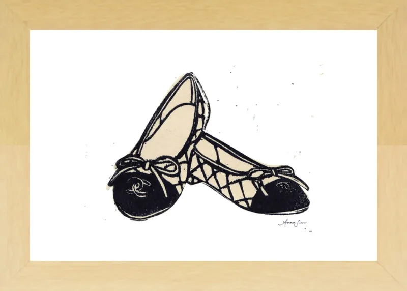 Chanel Ballet Flats by Anna See for Artfully Walls