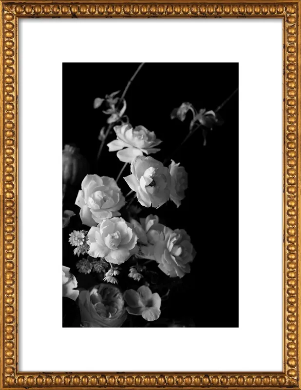 Black and White Floral by Emilia Jane Schobeiri for Artfully Walls