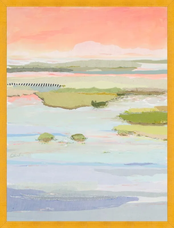 Marsh Blush West by Karin Olah for Artfully Walls