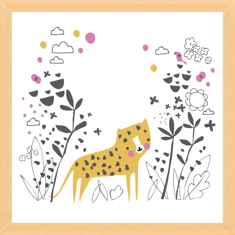 Little jungle leopard by Lizzie Mackay for Artfully Walls