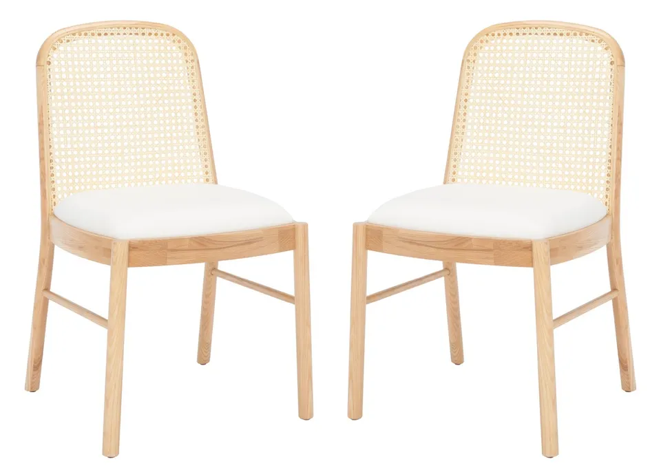 Annmarie Rattan Back Dining Chair - Natural