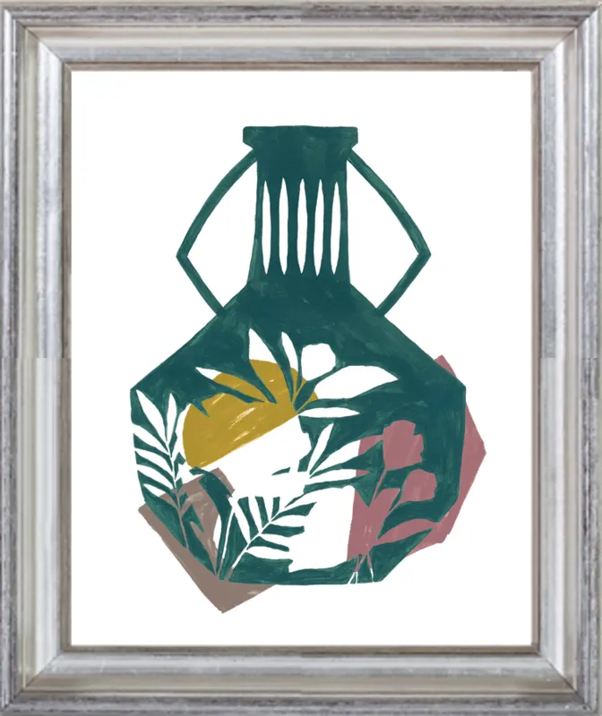 Vase Shapes by Cece Merkle for Artfully Walls