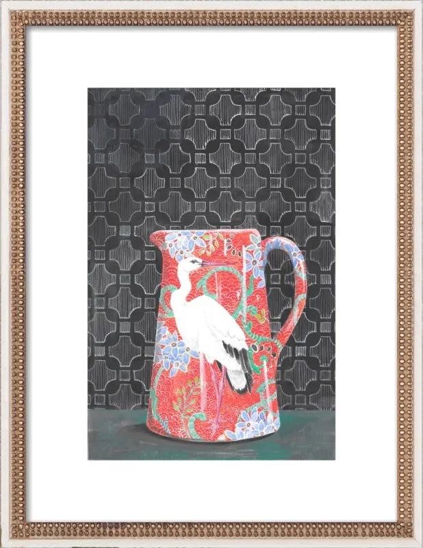 Red Vase by Miri Eshet for Artfully Walls