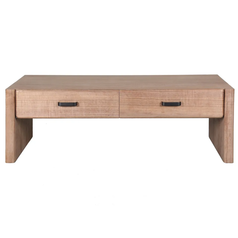 Wynnrosa 2 Drawer Coffee Table - Walnut