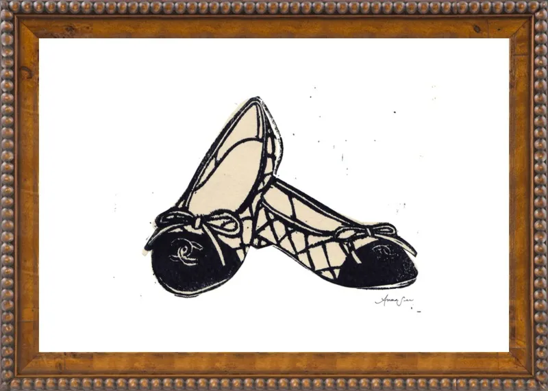 Chanel Ballet Flats by Anna See for Artfully Walls