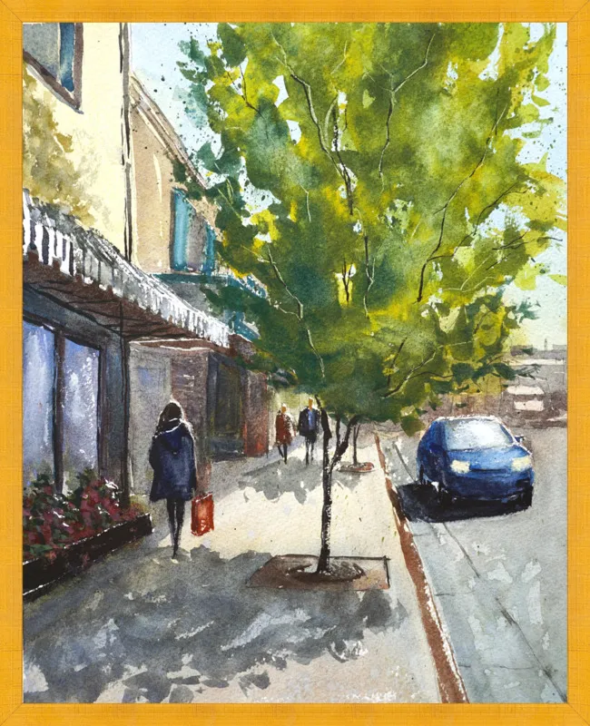 Shops in Laguna by Lauren Dusing for Artfully Walls