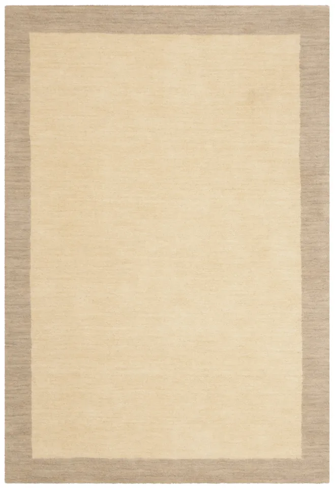Arlo Home Hand Loomed Area Rug, HIM587B, Ivory/Beige,  4' X 6'