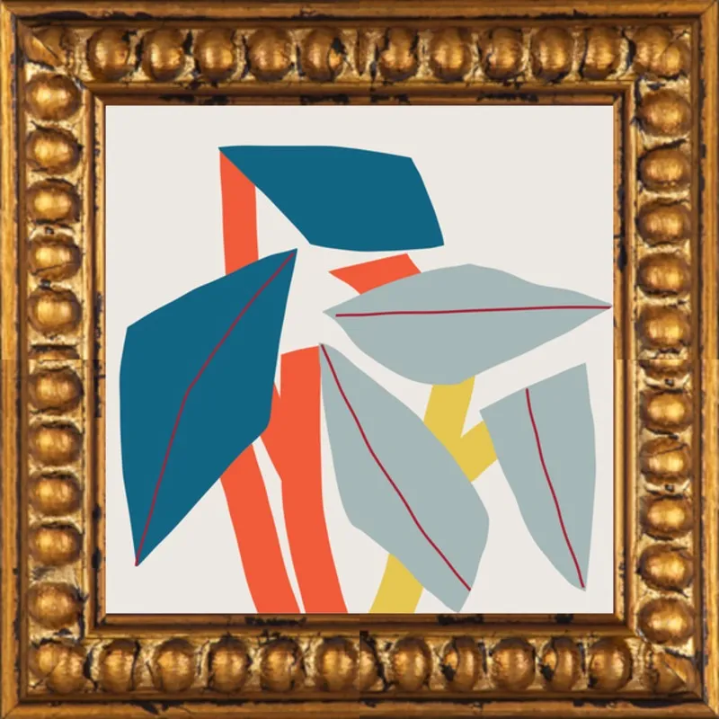 Colourful leaves by Jessica Nielsen for Artfully Walls