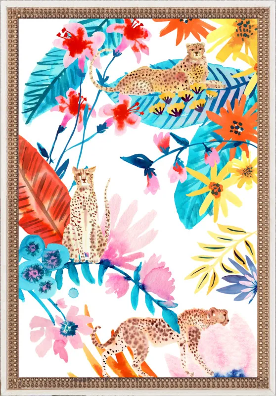 Cheetah Jungle by Jen Lindup for Artfully Walls