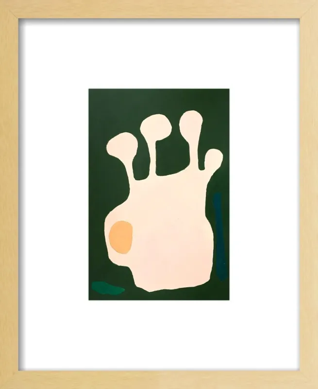 Nectarine Vase, abstraction 11 by Neicy Frey by Neicy Frey for Artfully Walls