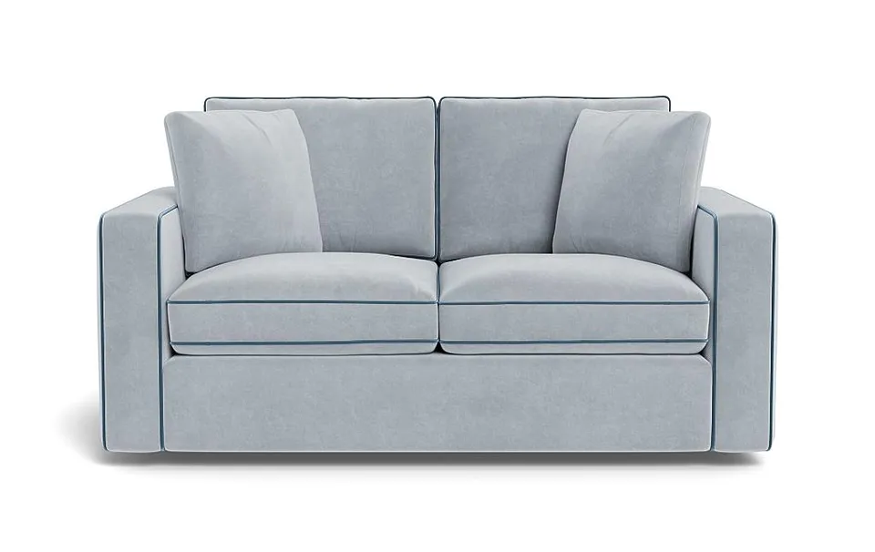 James Loveseat with Contrast Piping