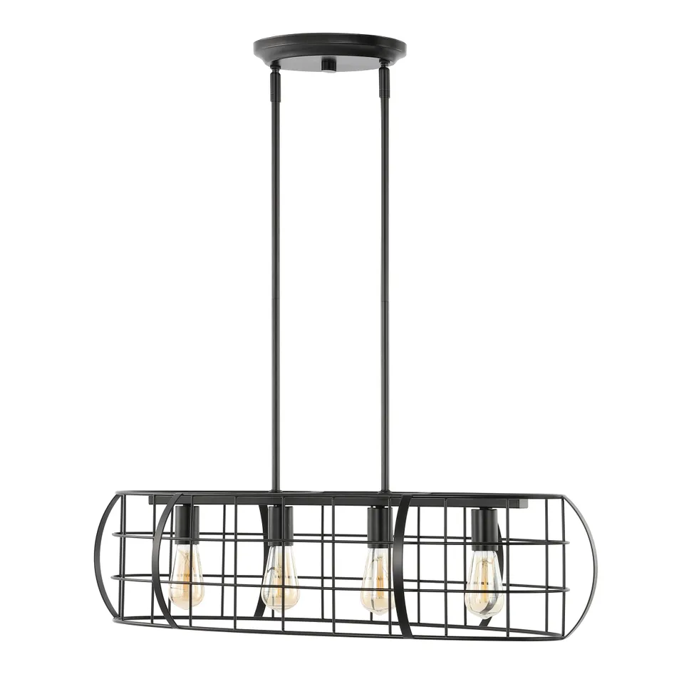 Daxton 4 Light 34.5" Chandelier - Black