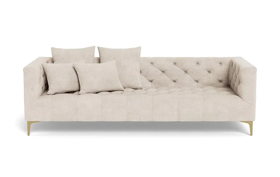 Ms. Chesterfield Fabric Sofa by Apartment Therapy