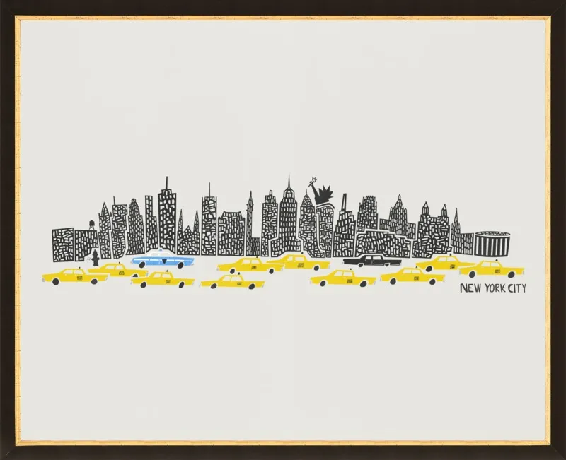 New York Skyline by Mark & Suumin - Fox & Velvet for Artfully Walls