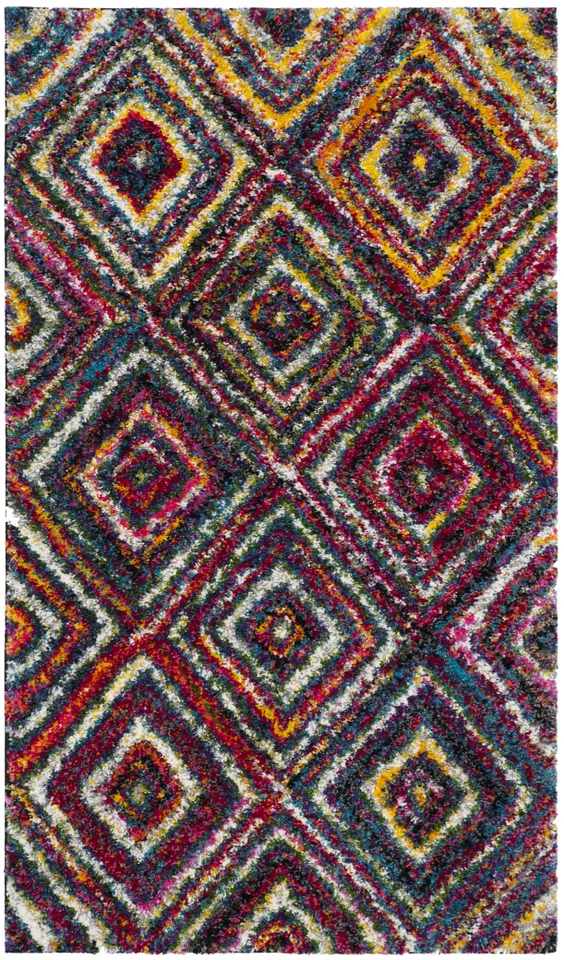 Arlo Home Woven Area Rug, FSG384M, Multi,  4' X 6'