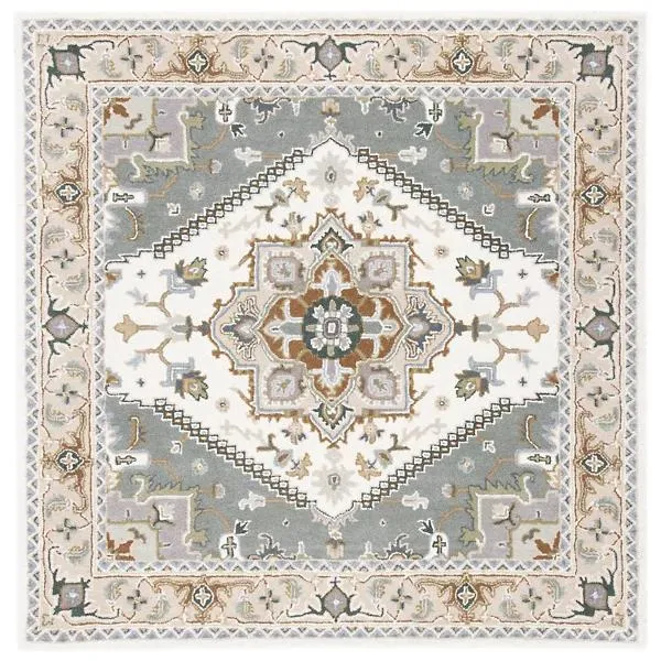 Heritage Row Heriz Medallion Area Rug