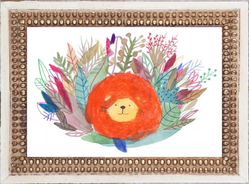 Lion by Marion Barraud for Artfully Walls