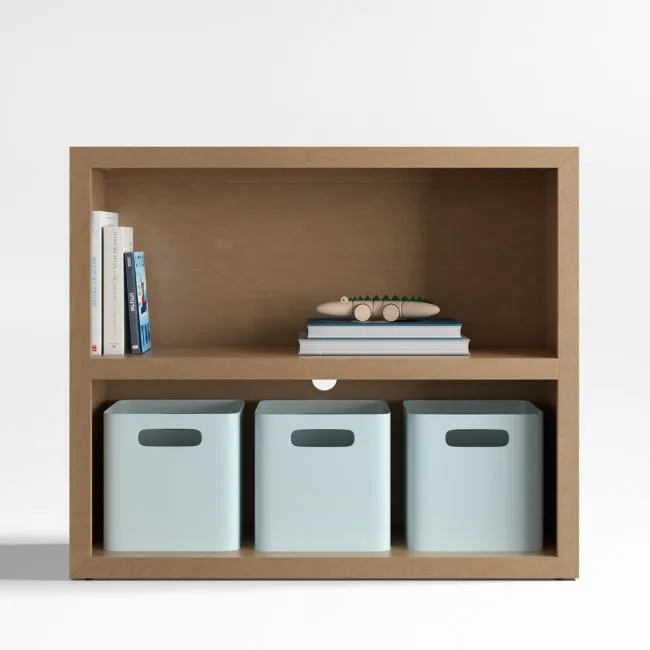 Ever Simple 36" Modular Natural Brown Wood Kids Bookcase