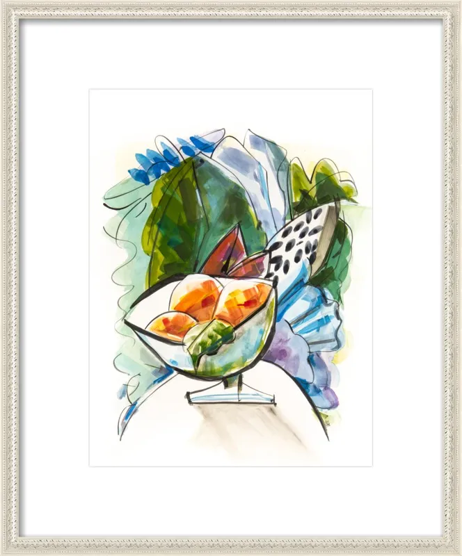 Still life with oranges by Becky Aubry for Artfully Walls