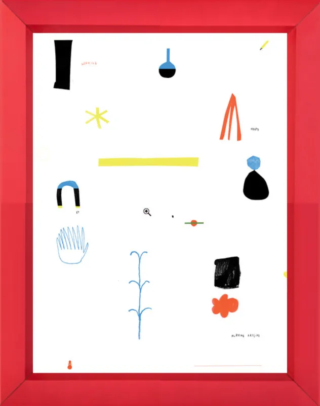 Working hard by playing around  by Agata Królak for Artfully Walls