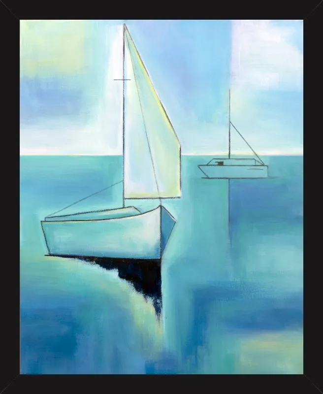 Harbor Greens by Cory McBee for Artfully Walls