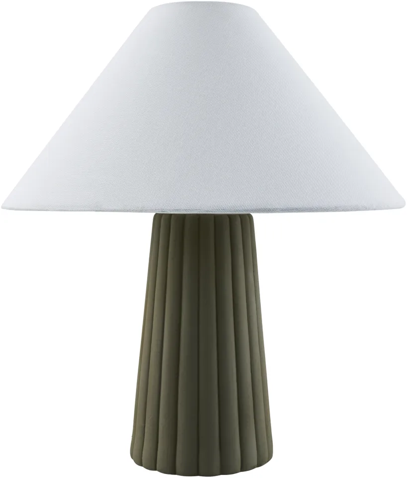 Conju  Hand Painted 16"H x 14"W x 14"D Accent Table Lamp